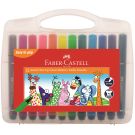 Faber-Castell 12 Jumbo Fibre Tip Colouring Pens