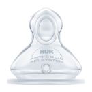 NUK First Choice Silicone Teat 0-6 months Medium Hole Formula 2 Pack
