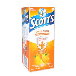 Orange scott emulsion Scott emulsion: