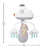 Rainbow Showers Bassinet To Bedside Mobile
