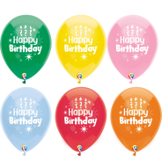 Happy Birthday Candles Balloons 12 Pack