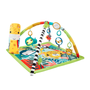 3-In-1 Rainforest Sensory Gym, Baby Play Mat & Sensory Toys For Tummy Time 