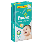 Pampers Active Baby Maxi Plus S4+ JP 62