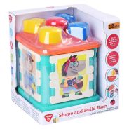 Shape and Build Barn Cube - Assorted