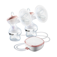 Made for Me - Double Electric Breast Pump - Strong Suction, Soft Feel, USB Rechargeable, Quiet, Portable & Express Modes