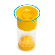 Miracle® 360° Fruit Infuser Cup 414ml - Yellow