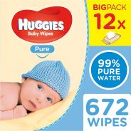 Baby Wet Wipes Pure 12 Pack