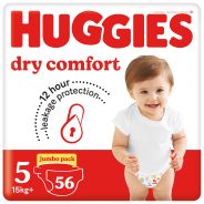 Dry Comfort Nappies Size 5 Jumbo Pack 56's