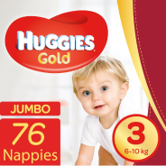 Nappies Size 3 Jumbo Pack 76's