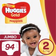 Gold Nappies Size 2 Jumbo Pack 94's
