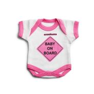 Baby On Board Babygrow Sign Pink