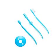 Infant Toothbrush Set - 3 Piece Blue