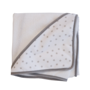 Hooded Towel- Grey Star