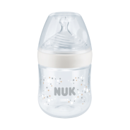 Nature Sense Bottle Silicone Teat Small 0-6 months 150ml White