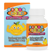 Brainchild vitamin C chew tablets 60's