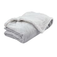 2 Ply Sherpa Baby Blanket - Grey