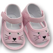 Bunny Sandals pink 3-6 months