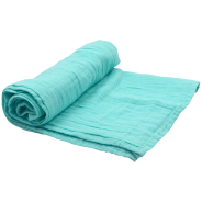 100% Cotton Muslin Swaddle Blanket - Mint