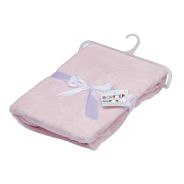 Brushed Fleece Baby Blanket Pink