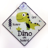 Baby On Board Dino