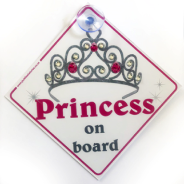Baby On Board Princess Bling