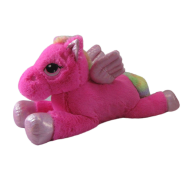 80cm Laying Pink Pegasus 
