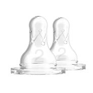 Options Level 2 Narrow Silicone Teat -2pack