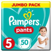 Baby-Dry Size 5 Jumbo Pack 50 Nappy Pants
