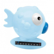 Bath Thermometer Globe Fish - Blue