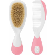 Brush And Comb Set - Pink