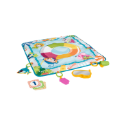  ​Dive Right In Activity Mat, Baby pool-themed playmat with 4 Toys 