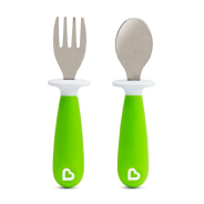 Raise Toddler Fork n Spoon Set - Green