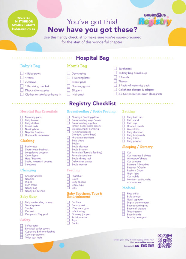 Baby Registry Checklist | Babies R Us Online