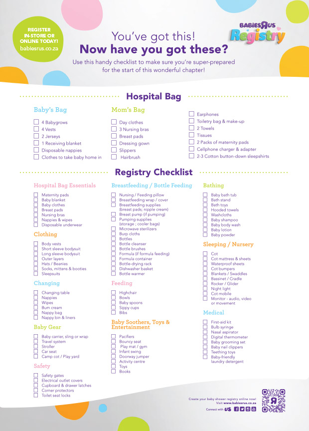 Baby Essentials Checklist, Newborn Checklist, Nursery Checklist, Baby  Registry Checklist, Pregnancy Checklist, Instant Download 